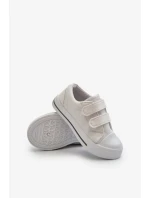 Detské tenisky na suchý zips Big Star White