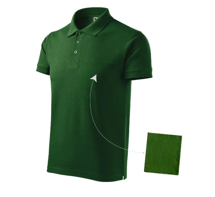 Bavlnená polokošeľa pánska fľaša zelená Bavlnená polokošeľa pánska fľaša zelená