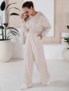 Dámský komplet kalhot a mikiny beige Dstreet model 21970728 - FashionStreet