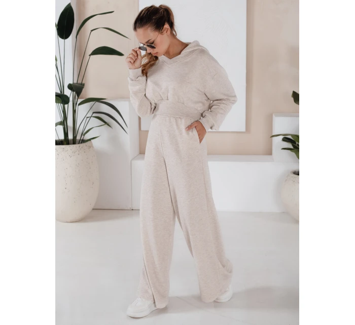 Dámský komplet kalhot a mikiny beige Dstreet model 21970728 - FashionStreet