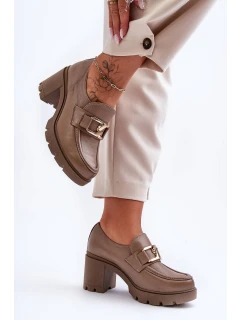 polobotky na sloupku s ozdobou tmavě hnědou model 21630096 - Boto