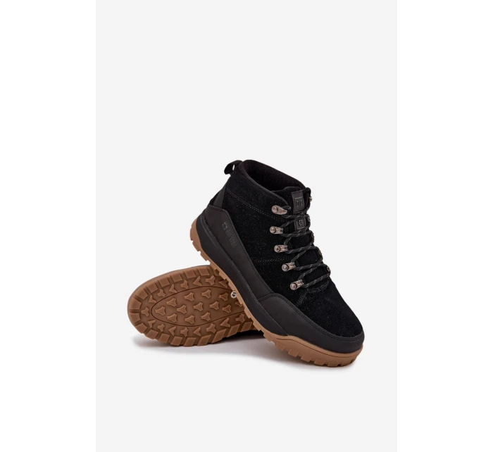 Semišové Pánské Boty Big Star Černé model 21706099 - Big Star Shoes Semišové Pánské Boty Big Star Černé model 21706099 - Big Star Shoes