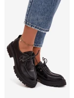 Dámské polobotky z eko kůže černé model 21747692 - Boto Dámské polobotky z eko kůže černé model 21747692 - Boto