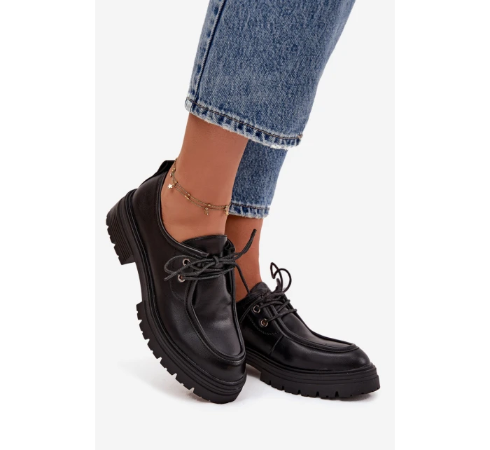 Dámské polobotky z eko kůže černé model 21747692 - Boto Dámské polobotky z eko kůže černé model 21747692 - Boto