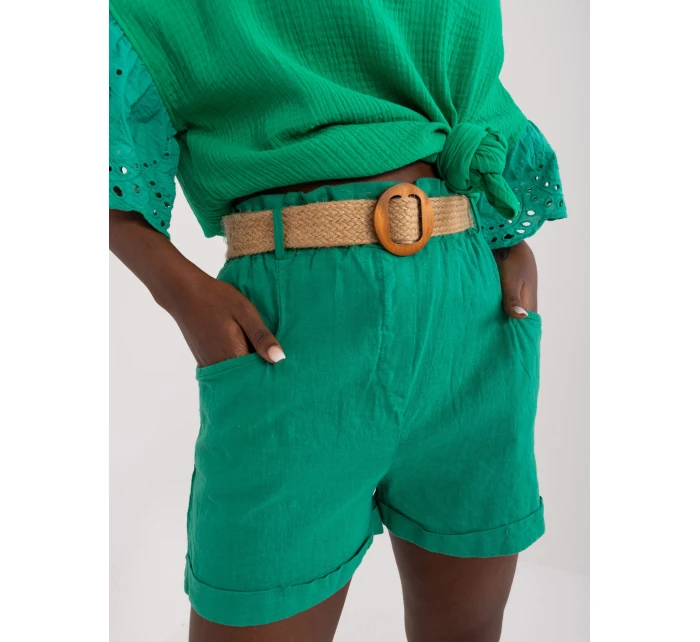 Šortky DHJ SN 2598.29X zelené