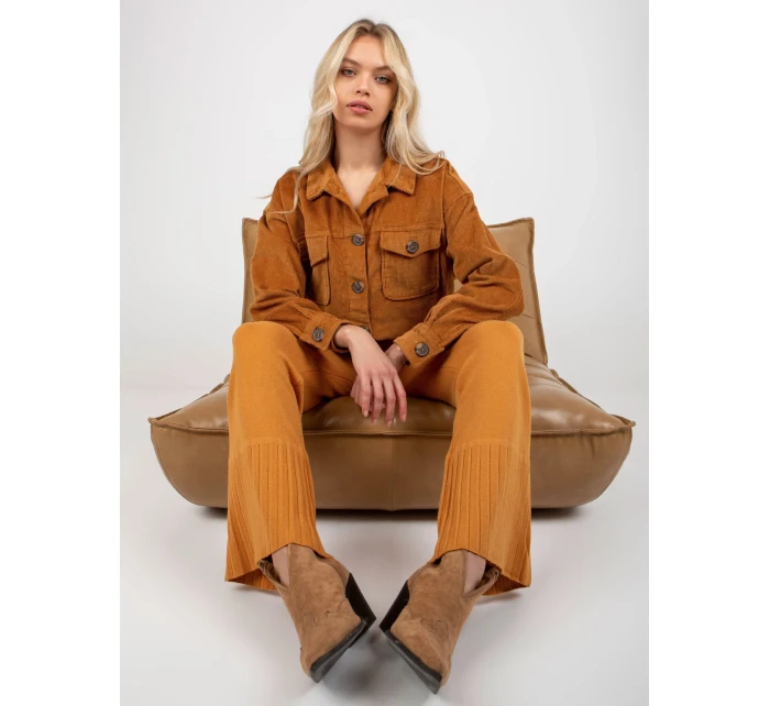 Nohavice VI SP 20284.08P tmavo žltá