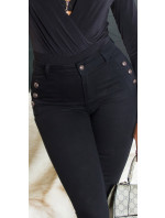 Sexy Highwaist Push-Up Jeans with button details
