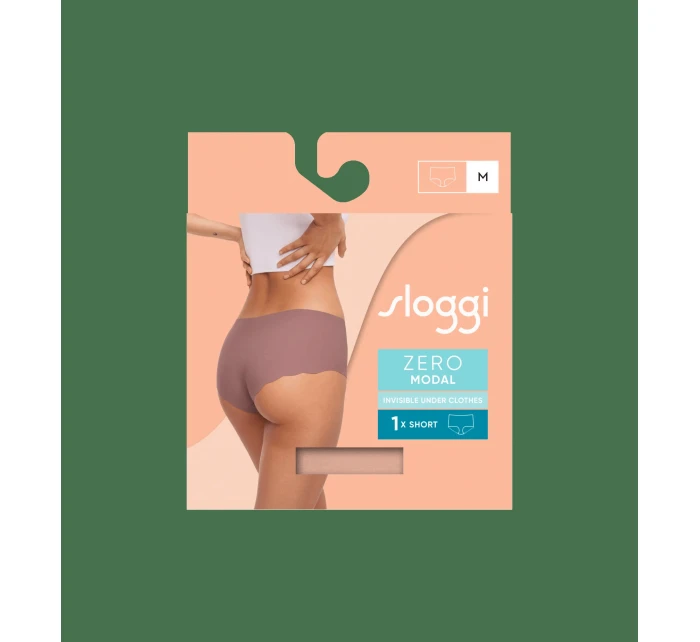 Dámske nohavičky ZERO Modal 2.0 Short - CAMEO BROWN - sv. hnedé 00ME - SLOGGI