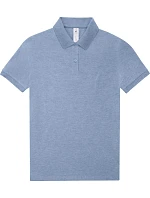 B&C My Polo 210 /women Dámské piqué polo z těžké bavlny model 22430106 heather blue B&C My Polo 210 /women Dámské piqué polo z těžké bavlny model 22430106 heather blue