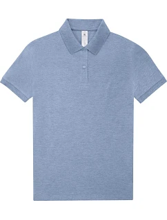 B&C My Polo 210 /women Dámské piqué polo z těžké bavlny model 22430106 heather blue