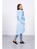 model 18744381 zadní plášť modrý - K-Fashion