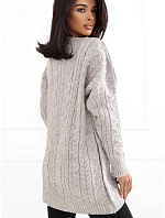 Sweter BA SW beżowy model 19014871 - FPrice Sweter BA SW beżowy model 19014871 - FPrice