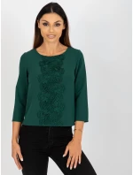 Blúzka LK BZ 506522.07 tmavo zelená