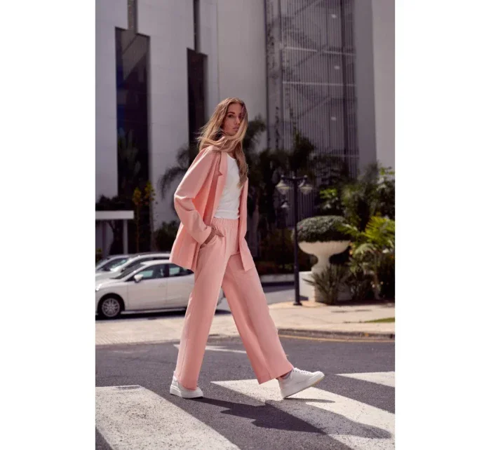 Nohavice s rozšírenými nohavicami M570 - púdrové Nohavice s rozšírenými nohavicami M570 - púdrové