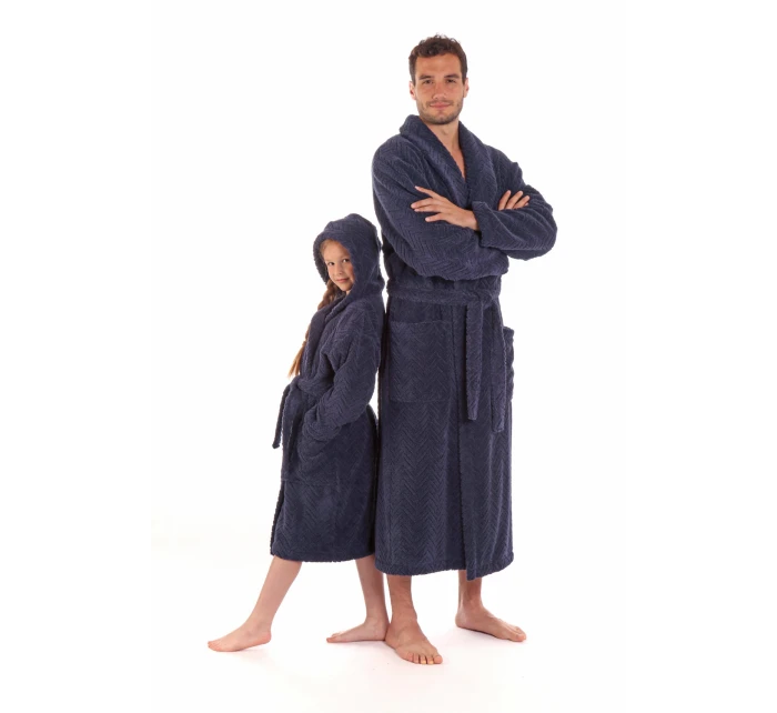 župan Athena s golierom tmavomodrý