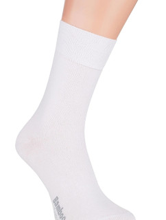 Pánske ponožky 09 white - Skarpol
