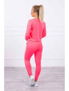 Tepláková súprava ružová neónová