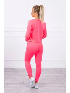 Tepláková súprava ružová neónová