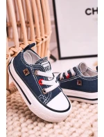 Dětské Klasické Tenisky Nízké BIG STAR model 21545373 Tmavě Modré - Big Star Shoes Dětské Klasické Tenisky Nízké BIG STAR model 21545373 Tmavě Modré - Big Star Shoes