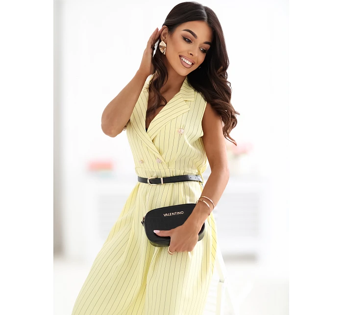 Sukienka MI SK model 22108266 jasny żółty - FPrice