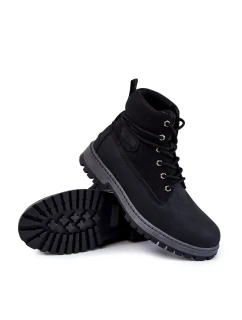 Pánské boty Memory Foam Big Star KK174206 Černá