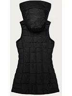Černá dámská vesta s kapucí model 21339594 - S'WEST