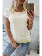 Blúzka hviezdy žltá