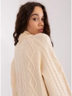 Sweter AT SW  ecru model 20742424 - FPrice
