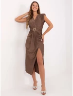 Šaty IT SK 21171.07P hnědé Šaty IT SK 21171.07P hnědé