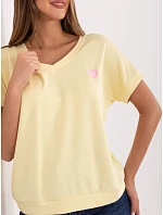 Blúzka RV BZ A1259.01P svetložltá