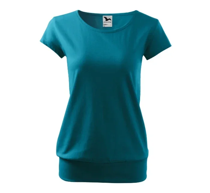 City tričko dámské tmavý tyrkys