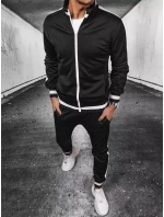 Pánská černá tepláková souprava Dstreet model 21967487 - FashionStreet Pánská černá tepláková souprava Dstreet model 21967487 - FashionStreet