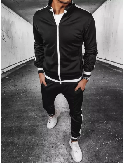 Pánská černá tepláková souprava Dstreet model 21967487 - FashionStreet Pánská černá tepláková souprava Dstreet model 21967487 - FashionStreet