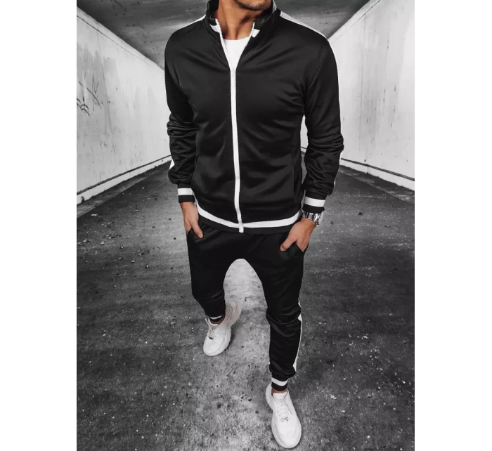 Pánská černá tepláková souprava Dstreet model 21967487 - FashionStreet Pánská černá tepláková souprava Dstreet model 21967487 - FashionStreet