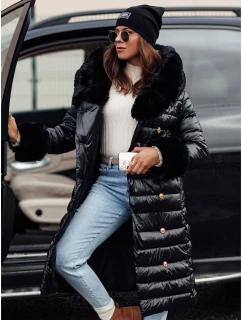 Dámsky prešívaný zimný kabát HORIZON black FashionStreet TY4749