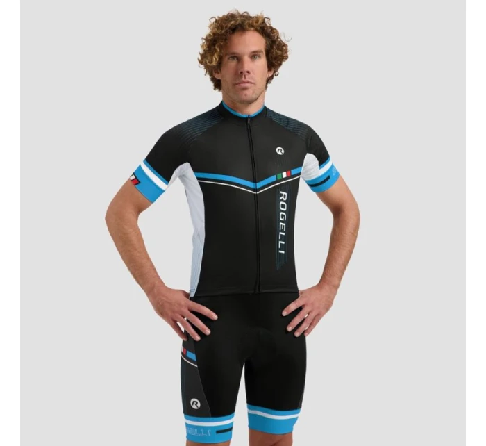 Rogelli dres Gara Mostro II čierno-modrý M Rogelli dres Gara Mostro II čierno-modrý M