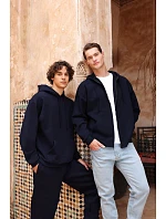 Fruit of the Loom Iconic Premium Joggingové nohavice s elastickými manžetami z hrubej bavlny 16.4056, atletická melírovaná farba Fruit of the Loom Iconic Premium Joggingové nohavice s elastickými manžetami z hrubej bavlny 16.4056, atletická melírovaná farba