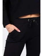 Souprava s oversize model 18744709 černé barvy - K-Fashion Souprava s oversize model 18744709 černé barvy - K-Fashion