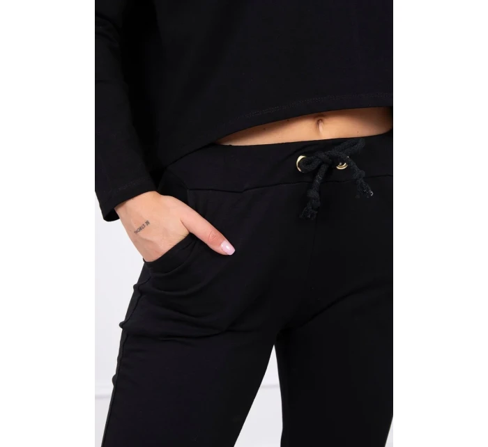 Souprava s oversize model 18744709 černé barvy - K-Fashion Souprava s oversize model 18744709 černé barvy - K-Fashion