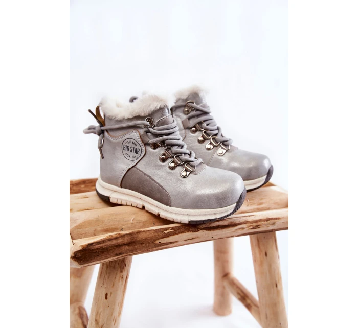 Dětské zateplené kozačky na zip Big Star model 21599152 - Big Star Shoes
