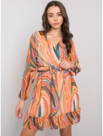 Šaty DHJ SK 12220 4.21 oranžová Šaty DHJ SK 12220 4.21 oranžová