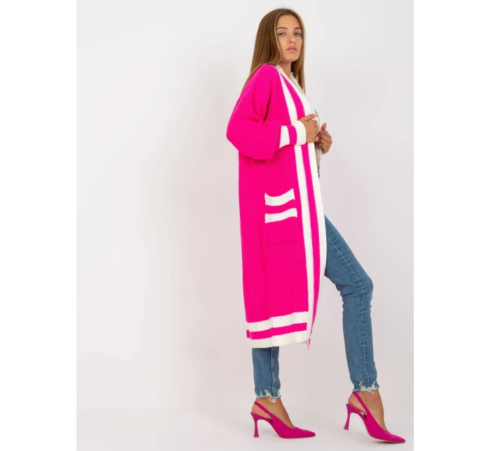 Dámsky sveter LC SW 029 fluo ružová Dámsky sveter LC SW 029 fluo ružová