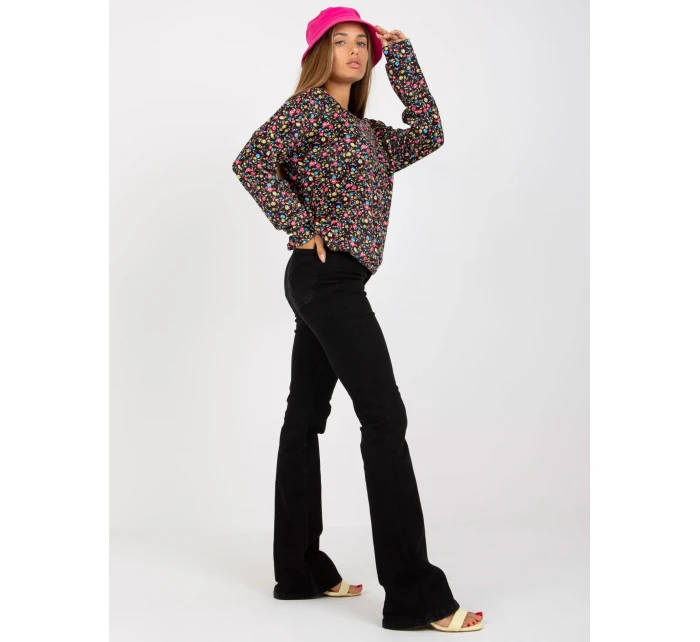 Blúzka RV BZ 8132.60 čierna a ružová