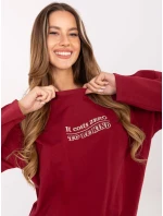 Blúzka RV BZ A907.08P bordová Blúzka RV BZ A907.08P bordová