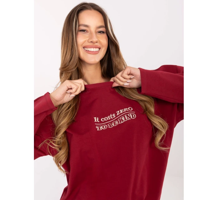 Blúzka RV BZ A907.08P bordová Blúzka RV BZ A907.08P bordová