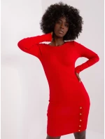 Šaty RV SK model 16974380 červená - FPrice Šaty RV SK model 16974380 červená - FPrice