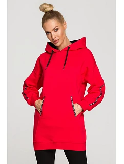 Dámska mikina M696 červená - Made Of Emotion