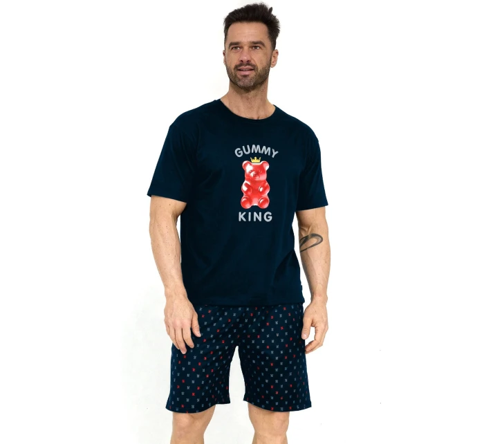 Pyžamo King kr/r S2XL pánské model 21881574 - Cornette Pyžamo King kr/r S2XL pánské model 21881574 - Cornette