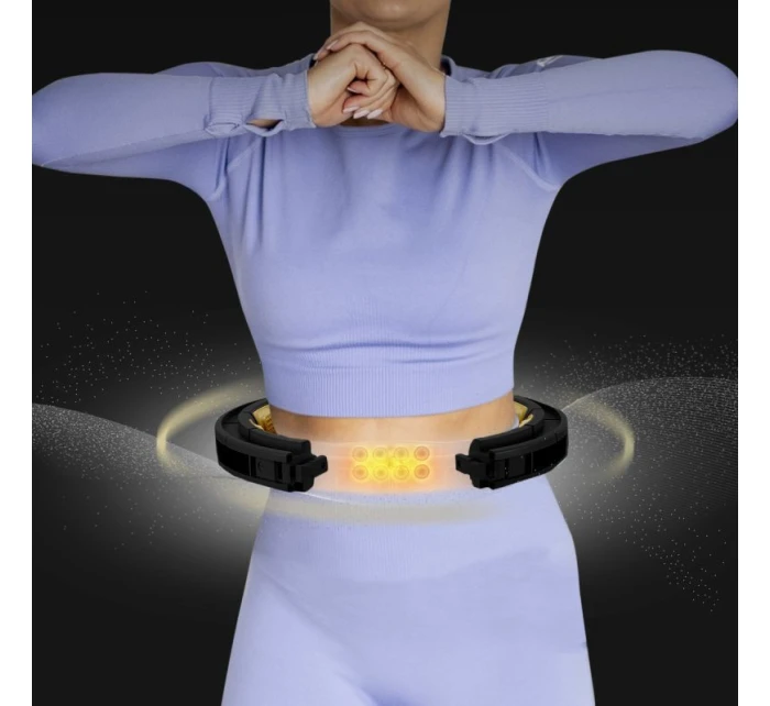 Čierna/zlatá HHM13 Magnetický set Hula Hop s počítadlom HMS + BR163 Čierny pás na chudnutie Čierna/zlatá HHM13 Magnetický set Hula Hop s počítadlom HMS + BR163 Čierny pás na chudnutie