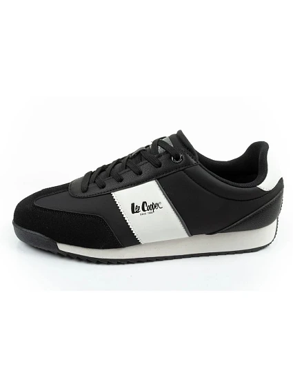 Lee Cooper sportovní boty tenisky pánské módní pohodlné černé